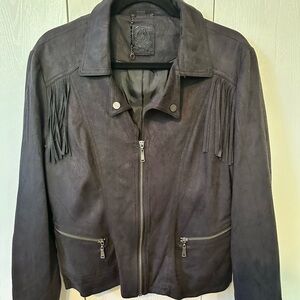 Fringed Suede Jacket